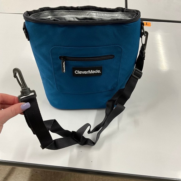 NWT Clevermade Multi Wine Bottle/Can Insulated Tote Strap Removable Ice Pack - Picture 9 of 15
